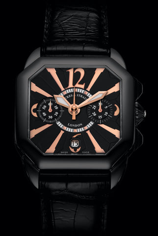 Backes & Strauss Watch Black Knight Chronograph 40