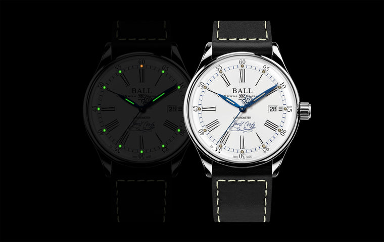 Ball Watch Company Trainmaster Endeavour Chronometer Leather Limited Edition