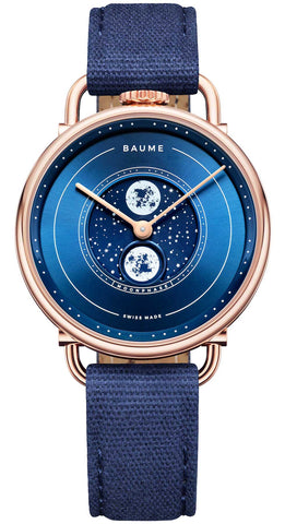 Baume Watch Quartz Moon Phase M0A10638