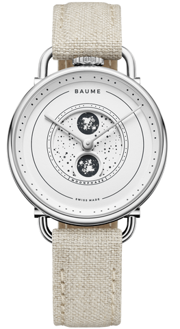 Baume Watch Quartz Moonphase M0A10639
