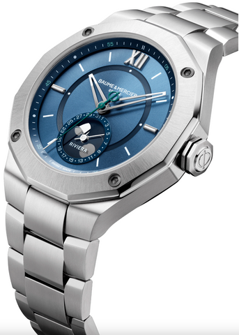 Baume et Mercier Riviera Baumatic Moonphase Mens Watch