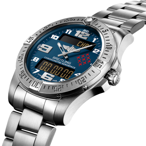 Breitling Watch Aerospace Red Arrows Titanium Bracelet Limited Edition D