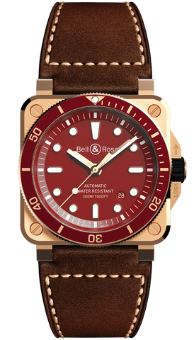 Bell & Ross Watch BR 03 92 Diver Red Bronze Limited Edition BR0392-D-R-BR/SCA