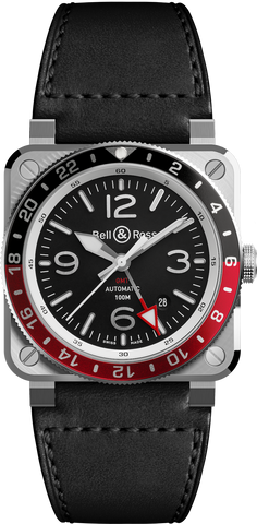 Bell & Ross Watch BR 03 93 GMT BR0393-BL-ST/SCA