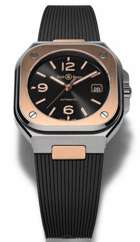 Bell & Ross BR 05 Black Steel & Gold Watch