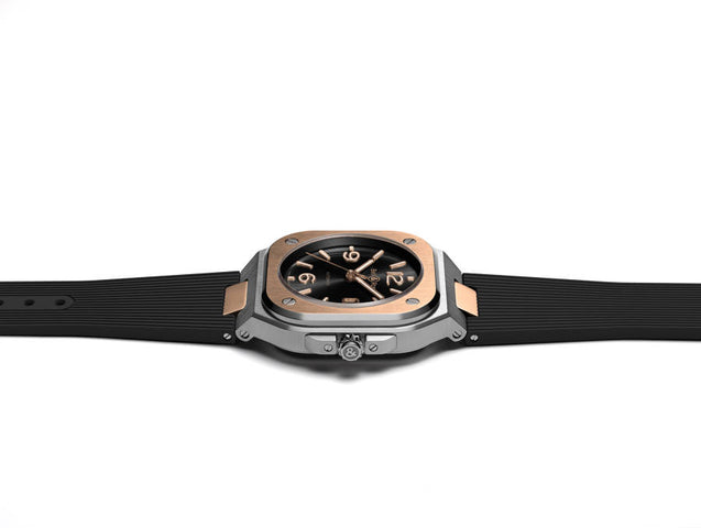 Bell & Ross BR 05 Black Steel & Gold Watch