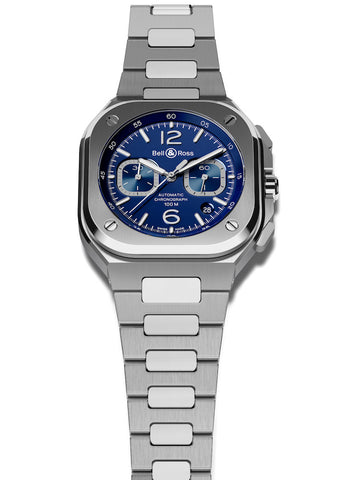 Bell & Ross Watch BR 05 Chrono Blue Steel Bracelet D