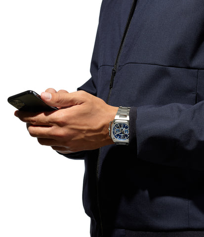 Bell & Ross Watch BR 05 Chrono Blue Steel Bracelet D