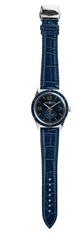Bell & Ross Watch BR 123 Aeronavale Alligator Mens