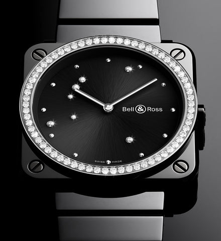 Bell & Ross Watch BRS Diamond Eagle Black D