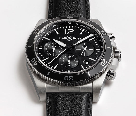Bell & Ross Watch BRV3-94 Chrono Black Steel