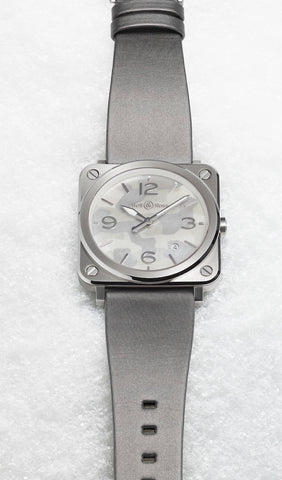 Bell & Ross Watch BRS Grey Camouflage Quartz