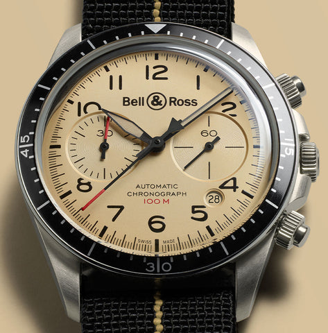 Bell & Ross Watch Vintage BR V2-94 Military Beige