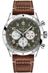 Breitling Watch Super AVI B04 Chronograph GMT 46 Curtiss Warhawk AB04452A1L1X1