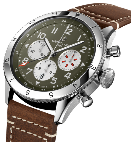 Breitling Super AVI B04 Chronograph GMT 46 Curtiss Warhawk Watch