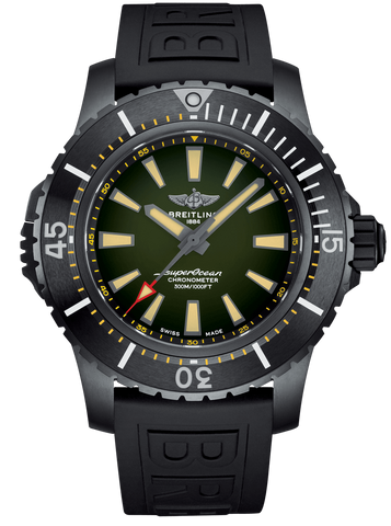 Breitling Watch Superocean Automatic 48 Black Titanium Green V17369241L1S1
