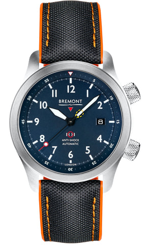 Bremont Watch MBII Blue Orange Barrel MBII-BL/ORANGE
