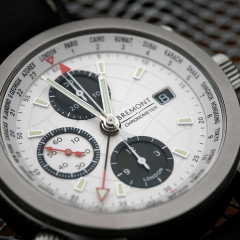 Bremont Watch World Timer ALT1-WT White