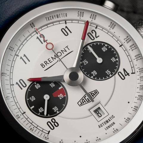 Bremont Watch Jaguar E-Type MKII White