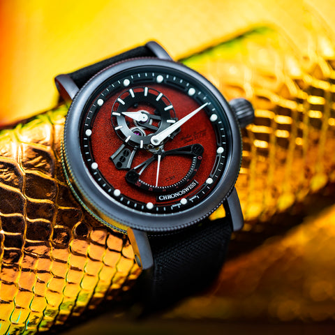 Chronoswiss Watch Open Gear ReSec Chocolate Limited Edition