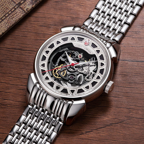 Cuervo y Sobrinos Watch Historiador Squelette