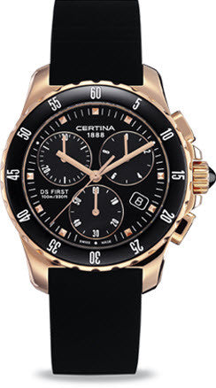 Certina DS First Lady Ceramic Chrono Quartz C014.217.37.051.00