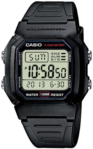 Casio Watch Mens W-800H-1AVES