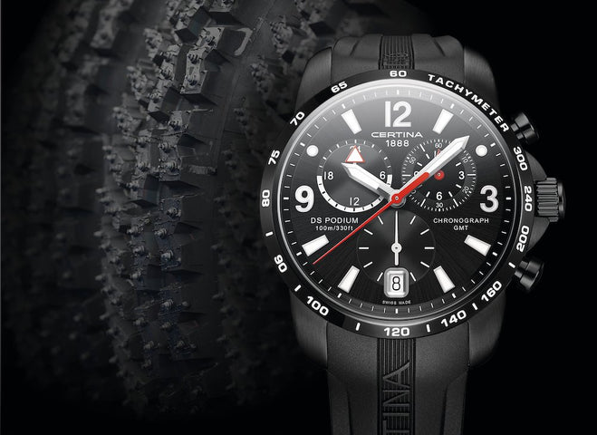 Certina DS Podium Big Size Chrono GMT Quartz Watch