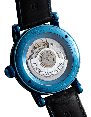 Chronoswiss Watch Regulator Classic Blue Steel