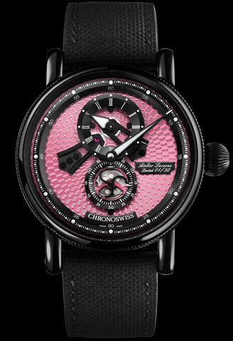 Chronoswiss Watch Flying Regulator Open Gear Pink Panther Limited Edition CH-8755-PIBK
