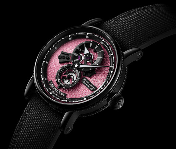 Chronoswiss Watch Flying Regulator Open Gear Pink Panther Limited Edition