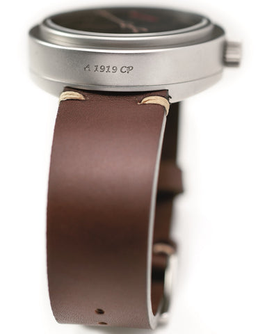 Allemano Watch Man Antique White Brushed Case