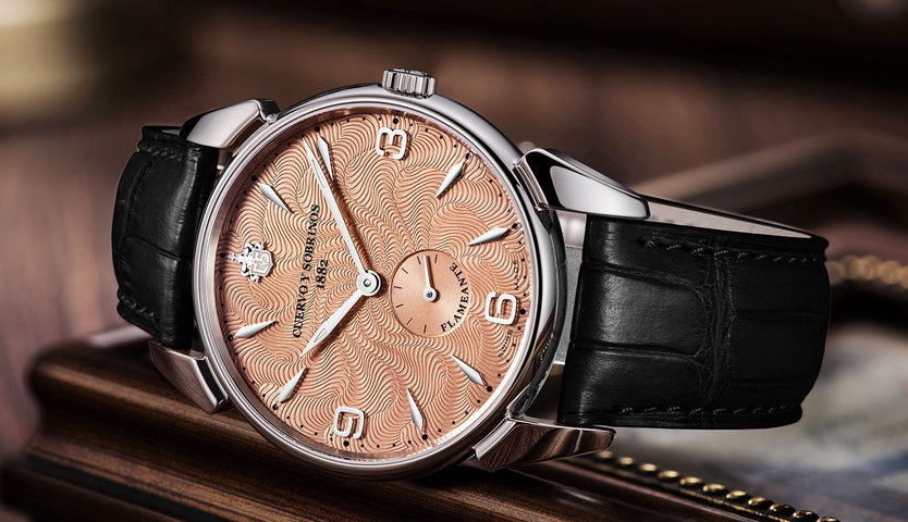 Cuervo y Sobrinos Historiador Flameante Watch