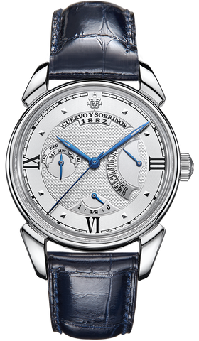 Cuervo y Sobrinos Watch Historiador Retrogrado 3194.1A