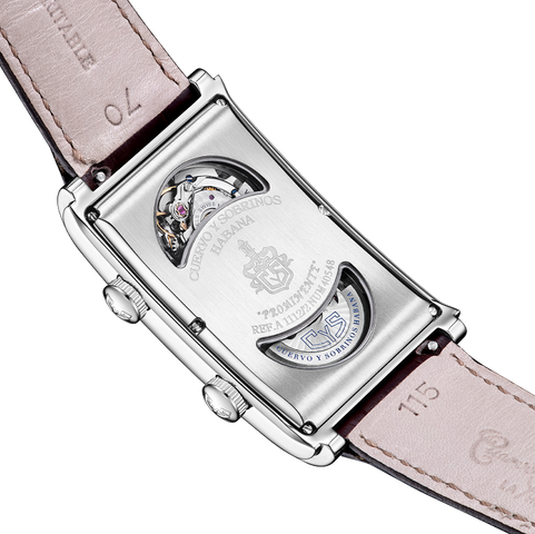 Cuervo y Sobrinos Prominente Doble Tiempo Watch