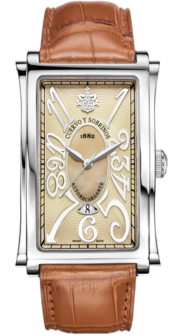 Cuervo y Sobrinos Watch Prominente Solo Tiempo 1012.1CHM