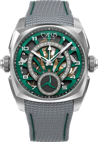 Cyrus Watch Klepcys GMT Palm Green Limited Edition 539.507.TT.C Palm Green