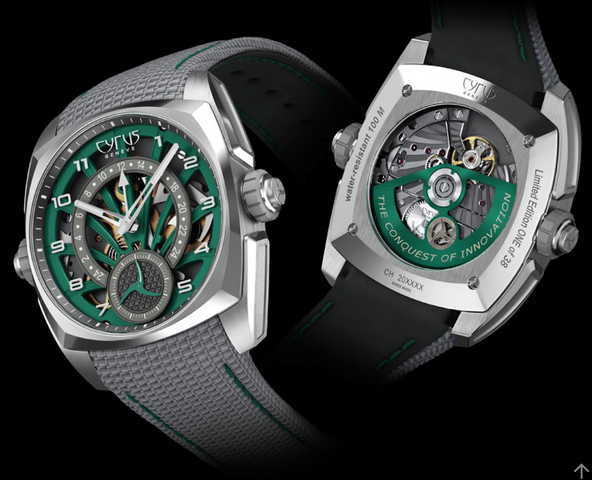 Cyrus Klepcys GMT Palm Green Limited Edition Watch