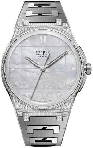 Czapek Watch Antarctique S La Carte des Nuages Misty White