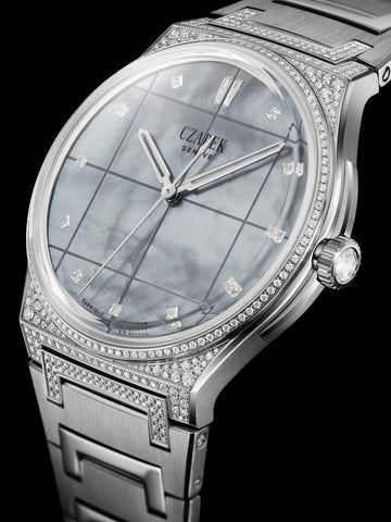 Czapek Antarctique S La Carte des Nuages Stormy Grey Diamonds Limited Edition Watch