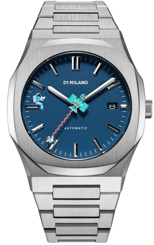 D1 Milano Watch Automatico Retro Blue D1-ATBJ14