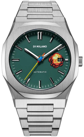 D1 Milano Watch Automatico Retro Green D1-ATBJ13