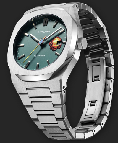 D1 Milano Watch Automatico Retro Green