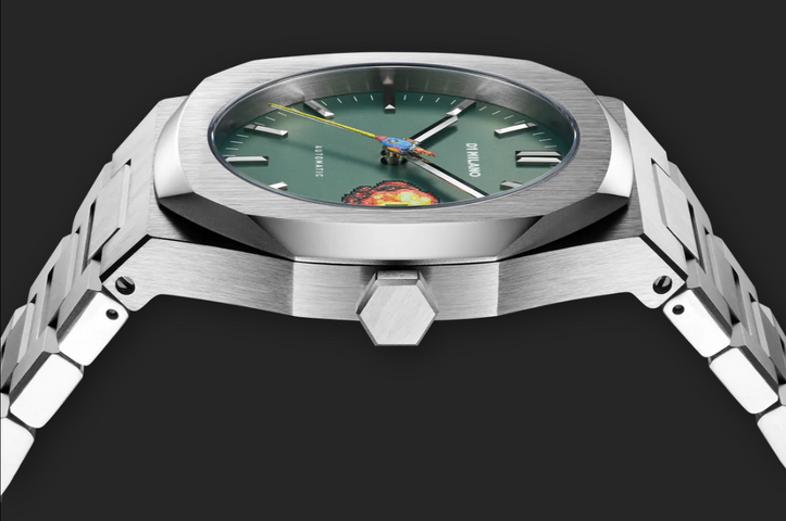 D1 Milano Watch Automatico Retro Green