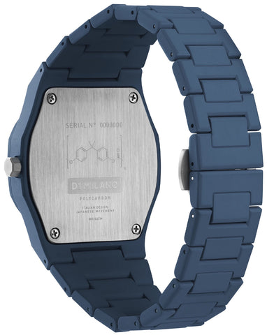 D1 Milano Polycarbon Blue Watch