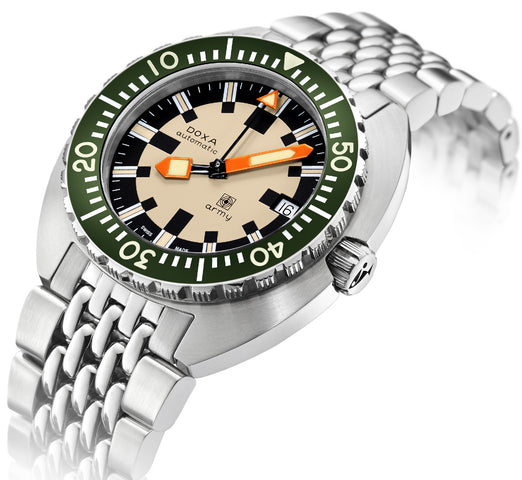 Doxa Dive Army Bracelet Watch