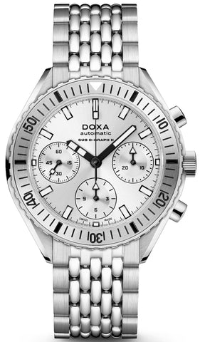 Doxa Watch Sub 200 C-Graph II Whitepearl Bracelet 797.10.011.1