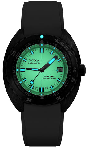 Doxa SUB 300 Whitepearl Carbon Watch