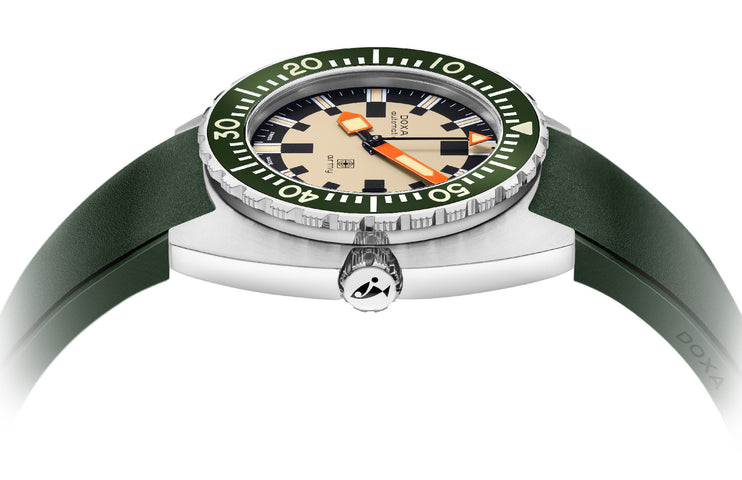 Doxa Dive Army Rubber Watch