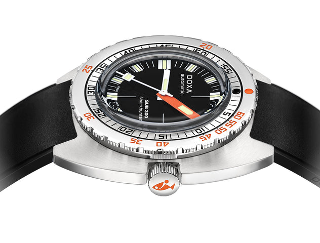 Doxa SUB 300 COSC Sharkhunter Rubber Watch